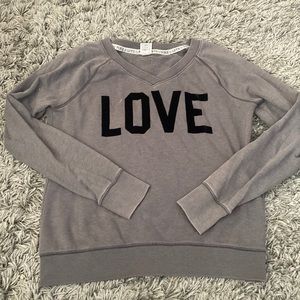 Victoria’s Secret pink sweatshirt